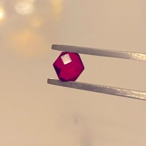 New Authentic Origami Owl signature hex Swarovski Crystal in Siam ruby like red.